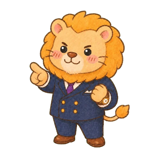 頼れるライオン